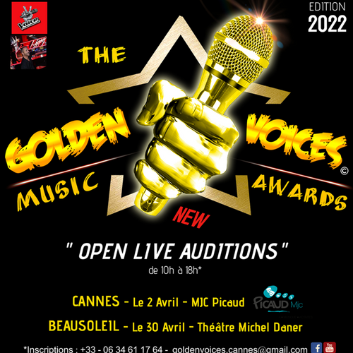 THE GOLDEN VOICES AWARDS 2022 : LES AUDITIONS